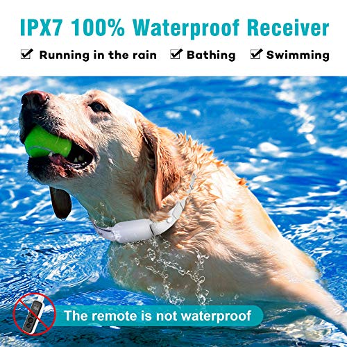 Bousnic Dog Shock Collar For 2 Dogs - Rechargeable Waterproof Training Collar With Remote, Beep/Vibration/Shock Modes For 8-120lb Dogs