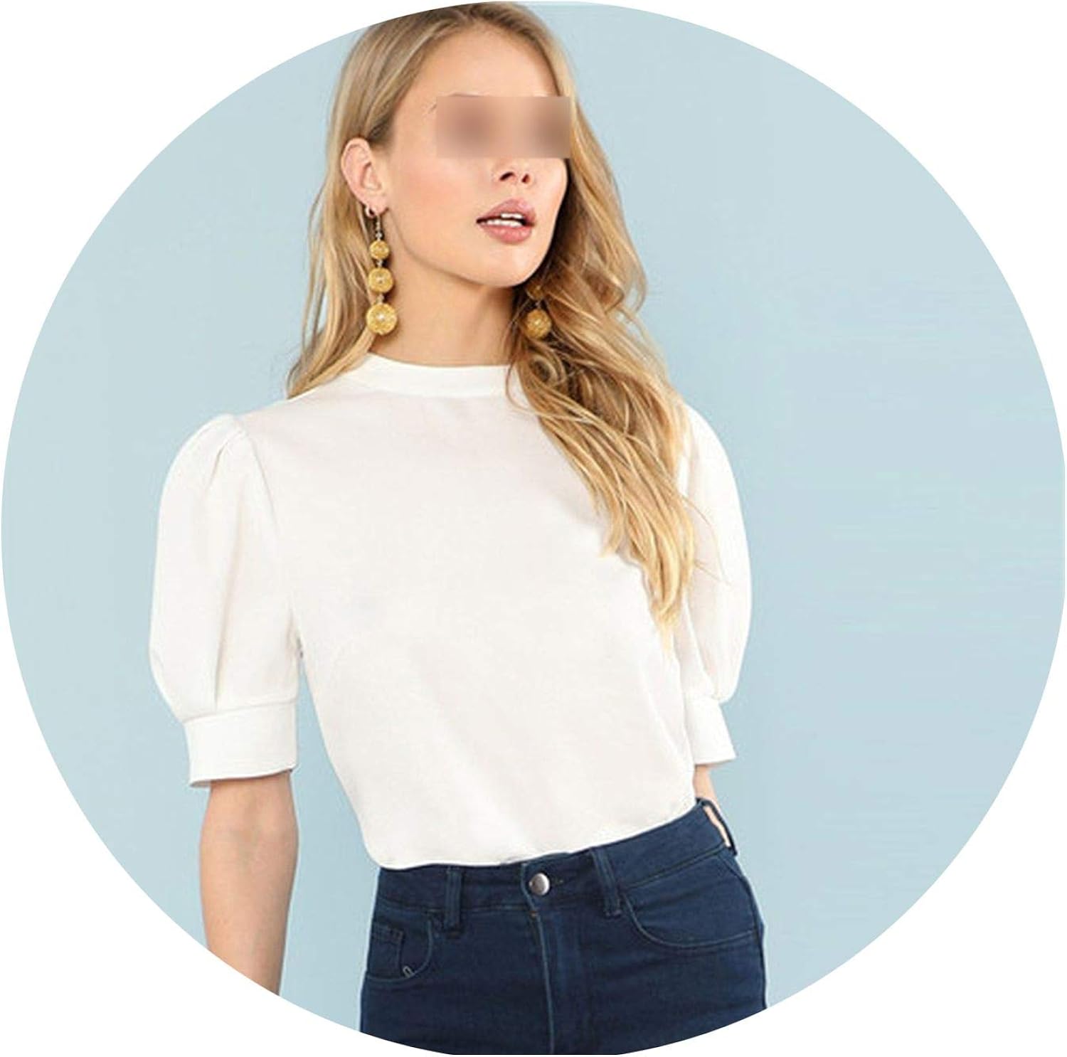 white blouse workwear