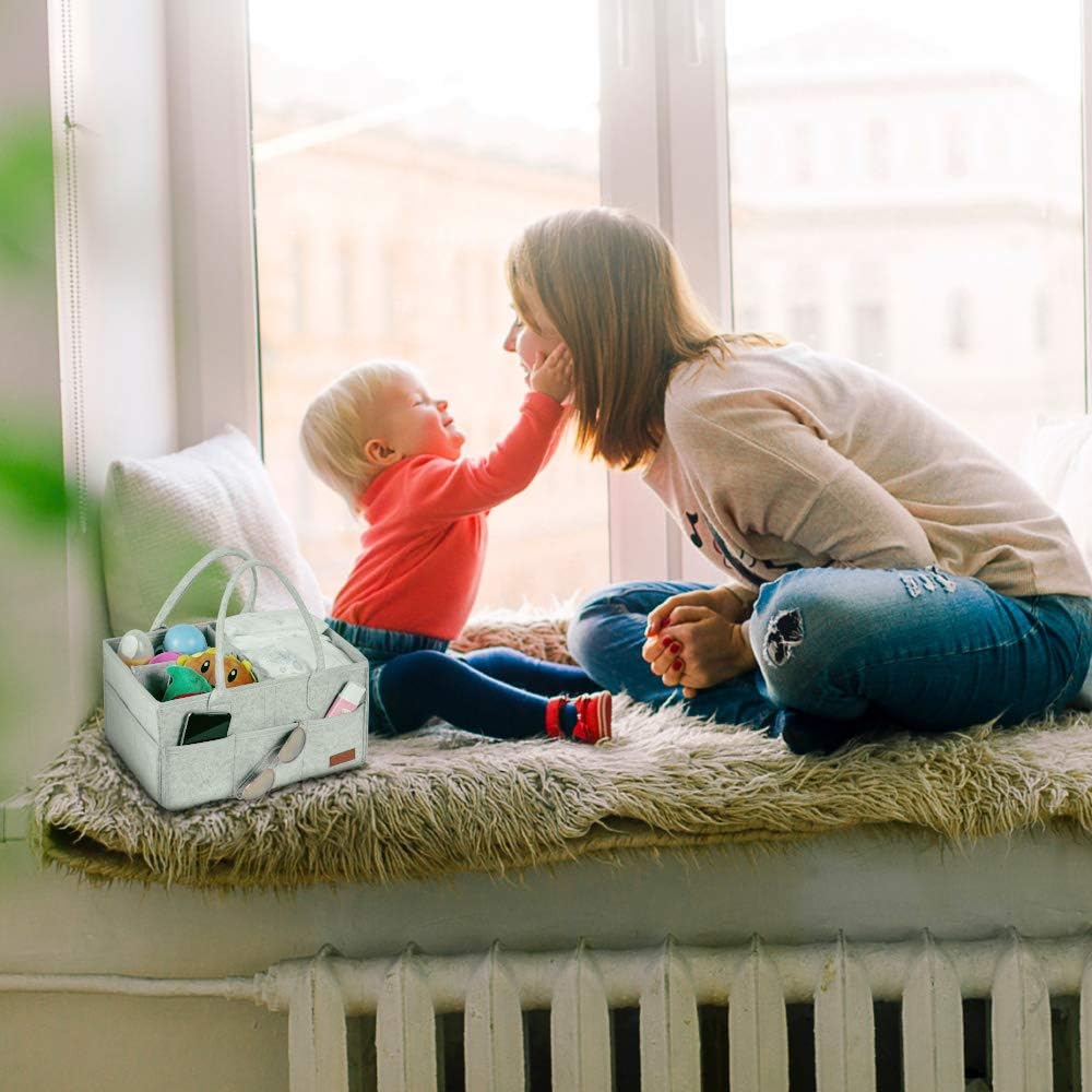 Organiseur De Couches Pour Bebe Sac De Rangement Pour Lingettes Pour Enfant Panier De Rangement Portable En Feutre Avec Plusieurs Poches Et Compartiments Interchangeables Gris Clair Range Couches Bebe Et Puericulture Eng Bouldermicrofinance Org
