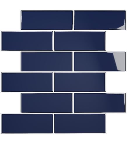 thumbnail image 2 of VaryPaper Self Adhesive Wall Tiles Grey Brick Effect Stick On Tiles 30 2 of 10