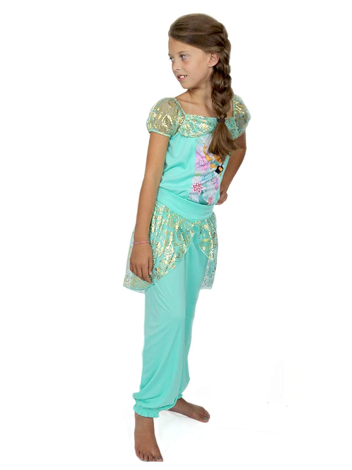 Little Kid//Big Kid Disney Princess Jasmine Girls Fantasy Pajamas
