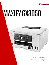 Canon MAXIFY GX3050 Printer 3-in-One Wireless MegaTank Inkjet Printer view 2