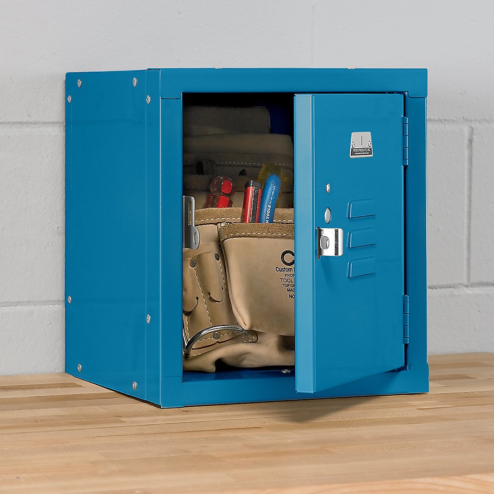 PENCO Single Box Lockers Marine Blue Industrial & Scientific
