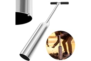 Dayimado Upgraded Clam Gun - 35in Stainless Steel Clam Gun w/Vent Tube and Valve - 5in Clam Tube Diameter