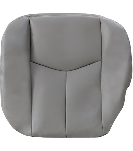 Cushion Driver Seat Silverado Driver Bottom Seat Cover & Foam Cushion For 2003-2006 Chevy Silverado - Gray Pewter Gray Seat Replacement