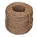Ravenox Fms Natural Manila Rope Cordage | (1/4 inch x 50 feet) | Premium Twisted Cord for Climbing, Landscaping, Decorations, Tug of War or General Purpose | Pre-Cut Lengths in Every Diameter