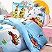 Utopia Bedding All Season Jungle Animal ABC Letter Comforter Set with 2 Pillow Cases - 3 Piece Soft Brushed Microfiber Kids Bedding Set for Boys/Girls – Machine Washable (Twin/Twin XL)