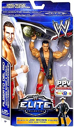 WWE, Elite Collection, Exclusive Action Figure Alberto Del Rio (Build A Jim Ross Figure)