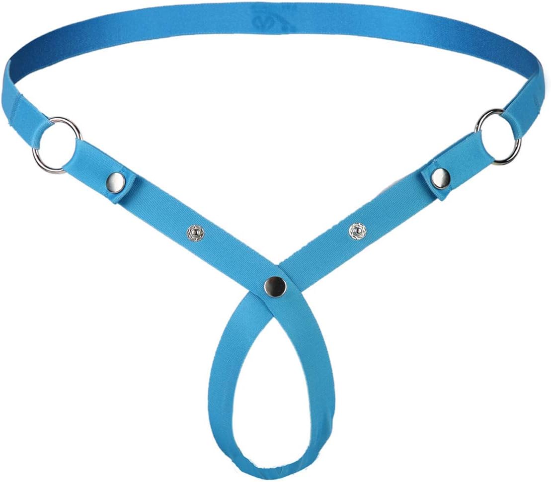 Men's O Ring Jockstrap Open Pouch Briefs Bulge Underwear Lingerie Sexy Thongs G-String Underpant Athletic Supporter