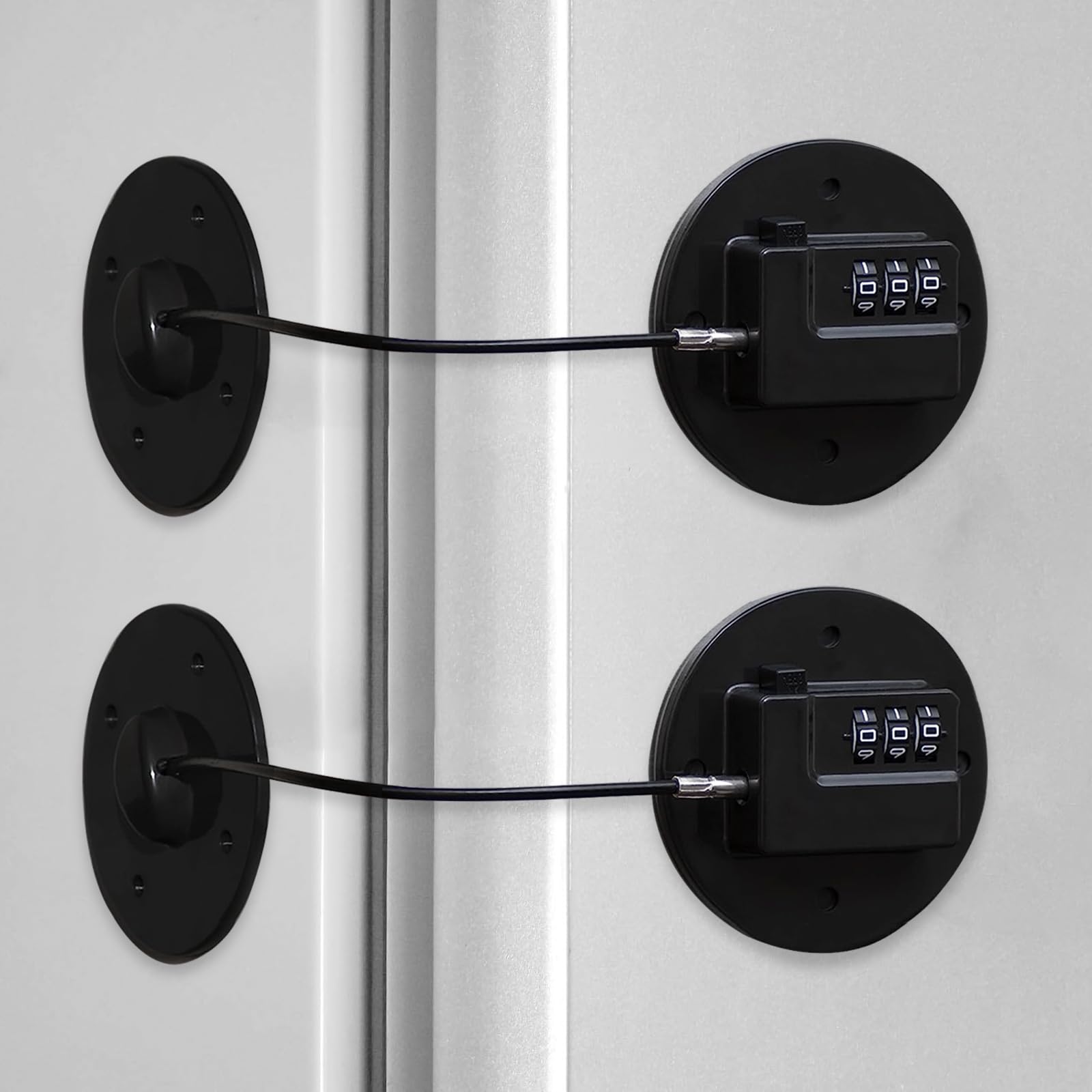 Mua KFFPET 2 Pack Refrigerator Lock, Durable Combination Fridge Locks for Kids Adults, Ensure