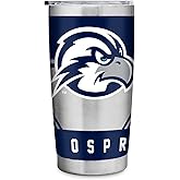 Rico Industries NCAA North Florida Ospreys Standard 20oz Stainless Steel Tumbler with Lid - Great For Coffee, Tea, Water or Cocktails
