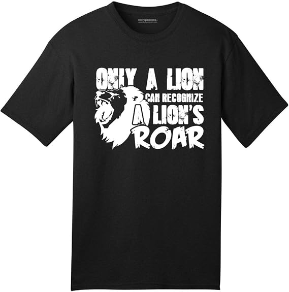 Amazon.com: Comical Shirt Men's Lion Recognize Lions Roar American T