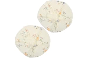 Luxshiny 2 Pcs Heat Proof Bowl Holder Set, Microwave-Safe Cotton Bowl Cozy for Hot and Cold Dishes, High