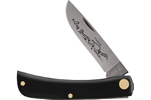 Case WR XX Pocket Knife Sod Buster Junior Jet Black Synthetic Item #095 - (2137 SS) - Length Closed: 3 5/8 Inches