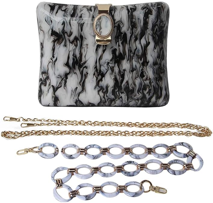 Hochzeits-Taschen Mode Frauen Handtaschen Schwarz Weiß ...
