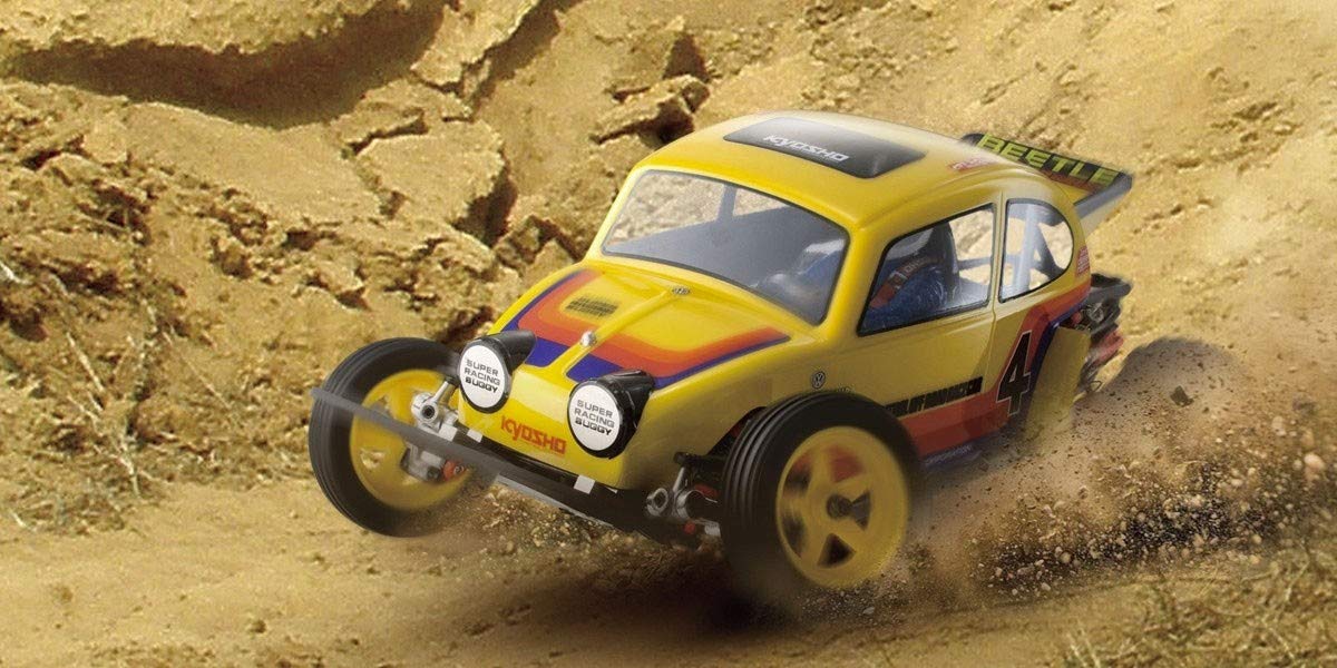 Kyosho Beetle Off-Road Racer Retro Buggy Model Kit (1:10 Scale