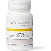 Integrative Therapeutics Lipase Concentrate-HP Digestive Enzyme, 90 Count | Digestion of Fats Support*, Nutrient Absorption Support*, Dairy-Free, Vegan