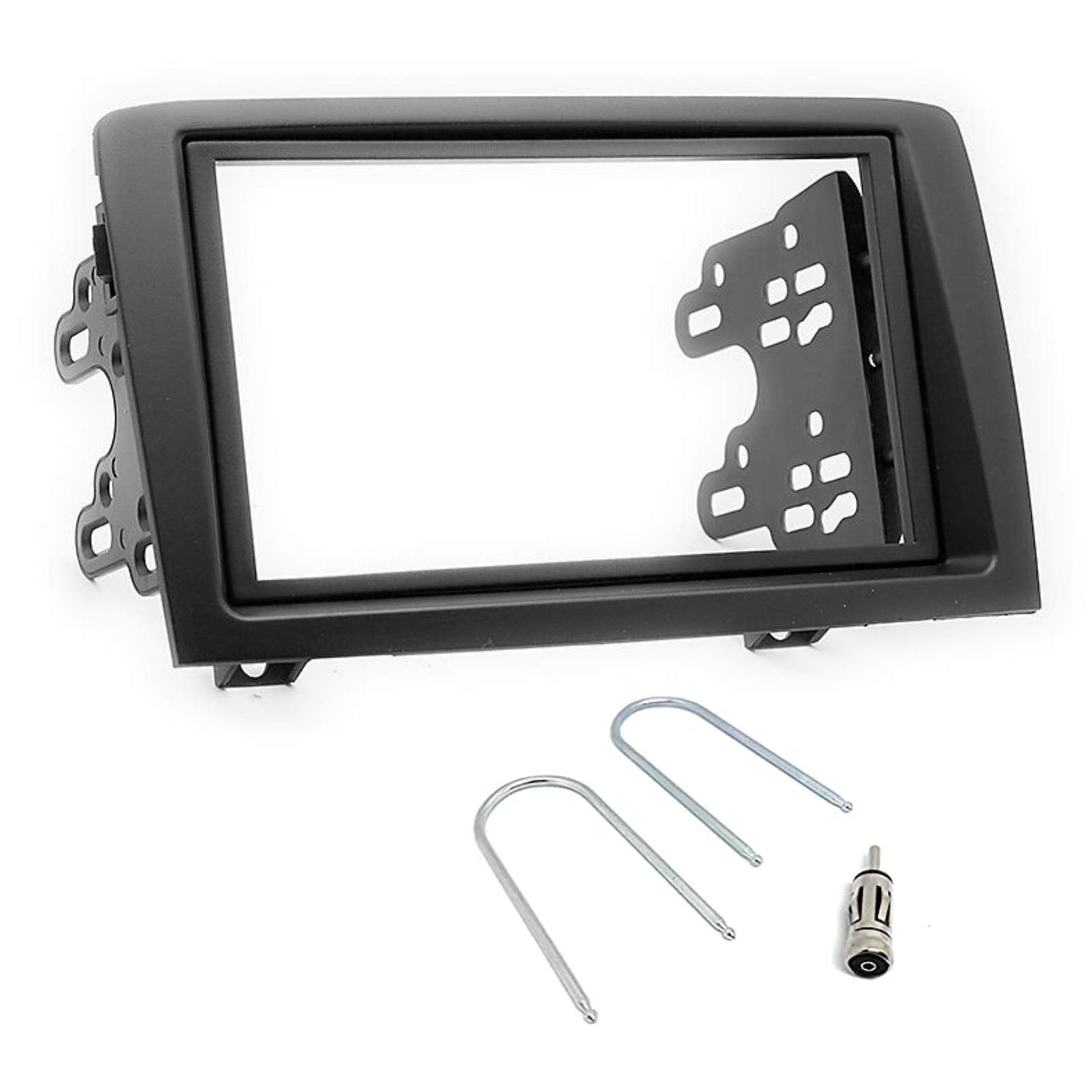Sound-way 2 Din Car Radio Installation Kit with Brackets for Fiat Idea/Lancia Musa
