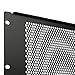 Navepoint 2U Blank Rack Mount Panel Spacer with Venting for 19-Inch Server Network Rack Enclosure Or Cabinet Black