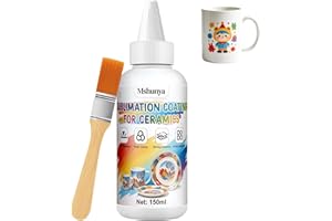 Mshunya 5 oz Sublimation Coating, Sublimation Coating for Ceramic, High Adhesion, Vibrant and Rich Colors, Clear Images, Adhe