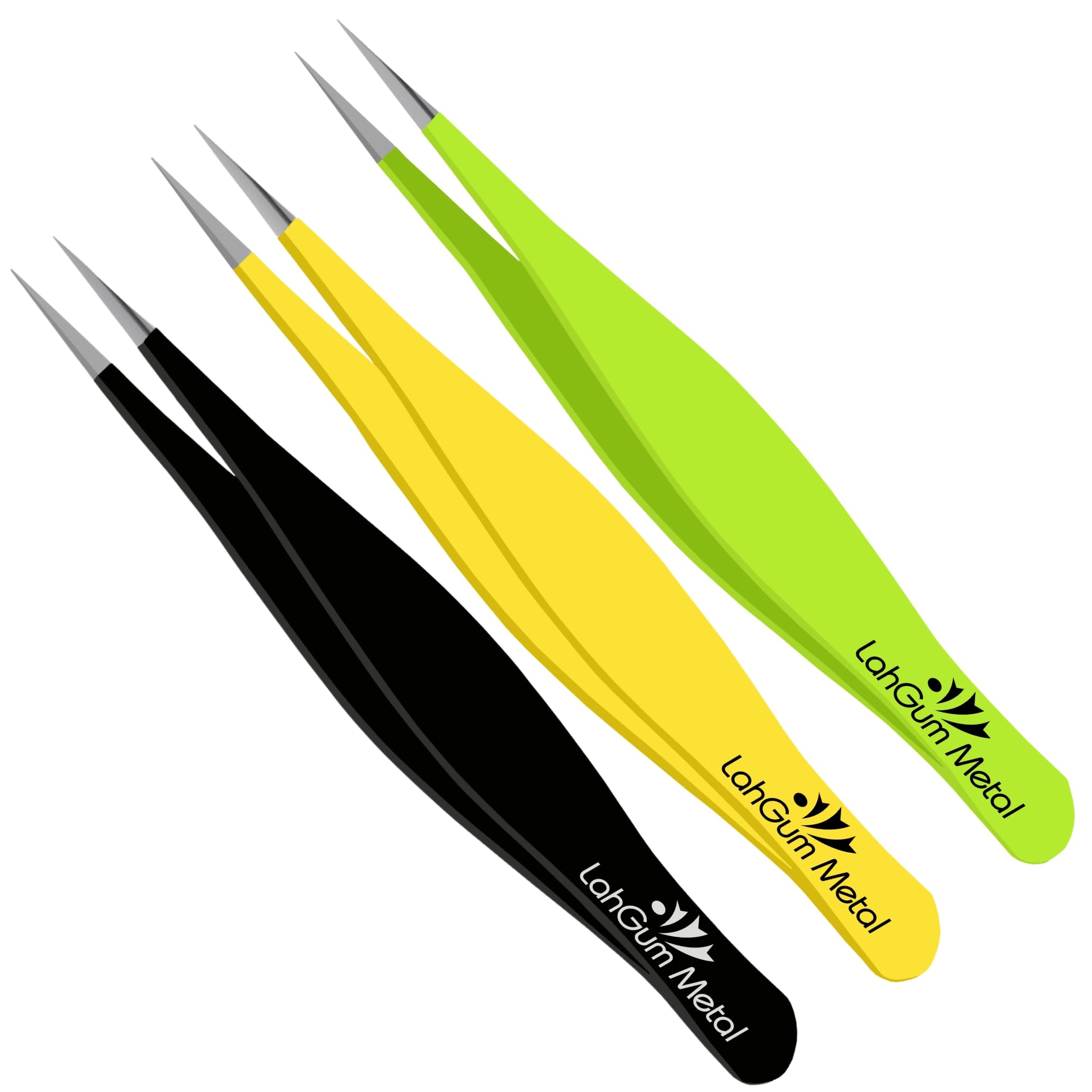 Photo 1 of LahGum Metal High Precision Sharp Pointed Tweezers for Women Facial Hair Chin Remover, Pointy Needle Nose Tweezers Ingrown Hairs Extra Thin & Ultra Fine Tip Point Tweezer Splinter Removal Tool Kit