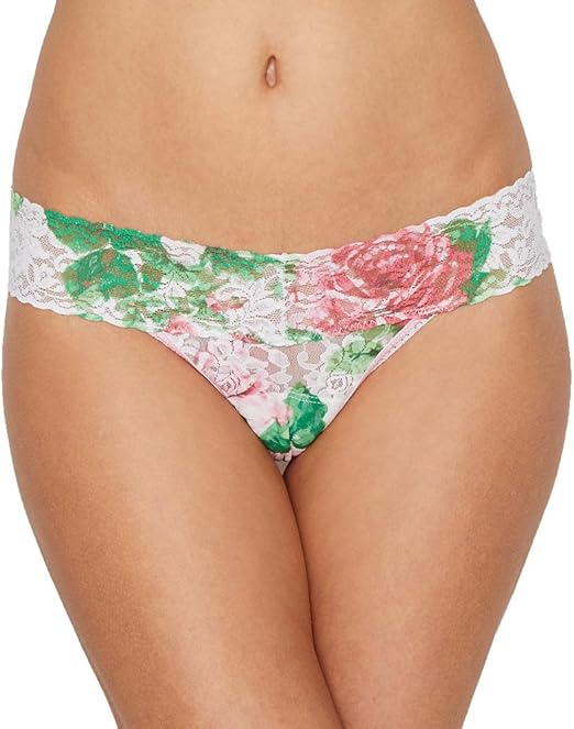 Hanky Panky Women S Blushing Rose Low Rise Thong Multicolor One
