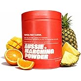 Aussie Marching Powder - Anti Aging Supplement & Longevity Mix, Nicotinamide Riboside (NR) NAD+ Support with CoQ10, Creatine & L-Theanine, Tropical Flavor Longevity Supplement Powder