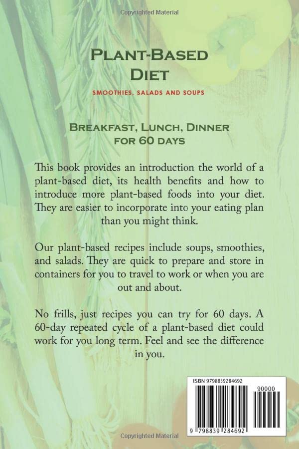 PLANT-BASED DIET: SMOOTHIES, SALADS AND SOUPS Paperback – 3 juli 2022 - Image 3