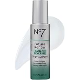 No7 Future Renew Damage Reversal Night Serum, 0.84 Fl Oz | Anti-Aging Peptide Formula, Hyaluronic Acid &amp; Niacinamide, Helps Reverse Signs of Skin Damage Overnight