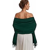 RUI VTRON Pashmina Shawl Wraps for Women Large Winter Scarf Soft Shawls and Wraps for Evening Dresses Shawl for Wedding