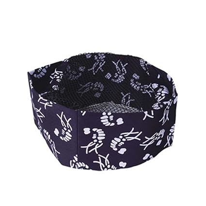 Amazon Com Japanese Style Sushi Bar Unisex Mesh Top Chef Hat