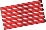 Berol Handwriting Pen Stick 6 Black Plastic Nibbed Ink Pens view 1