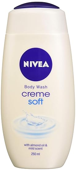 NIVEA Creme Soft Body wash, 250ml Almong Oil & Mild Scent