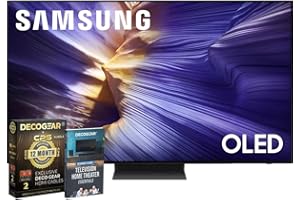 Samsung 65 inch OLED 4K S90F Smart TV (2025) Vision AI, OLED HDR+, Glare-Free Bundle with CPS Exclusive 1-Year Protection & Deco Gear Complete Home Theater Beginner's Guidebook