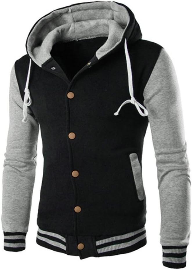 SEWORLD Men Coat Jacket Outwear Sweater Winter Slim Hoodie Warm Hooded Sweatshirt