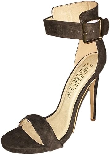 khaki green high heels