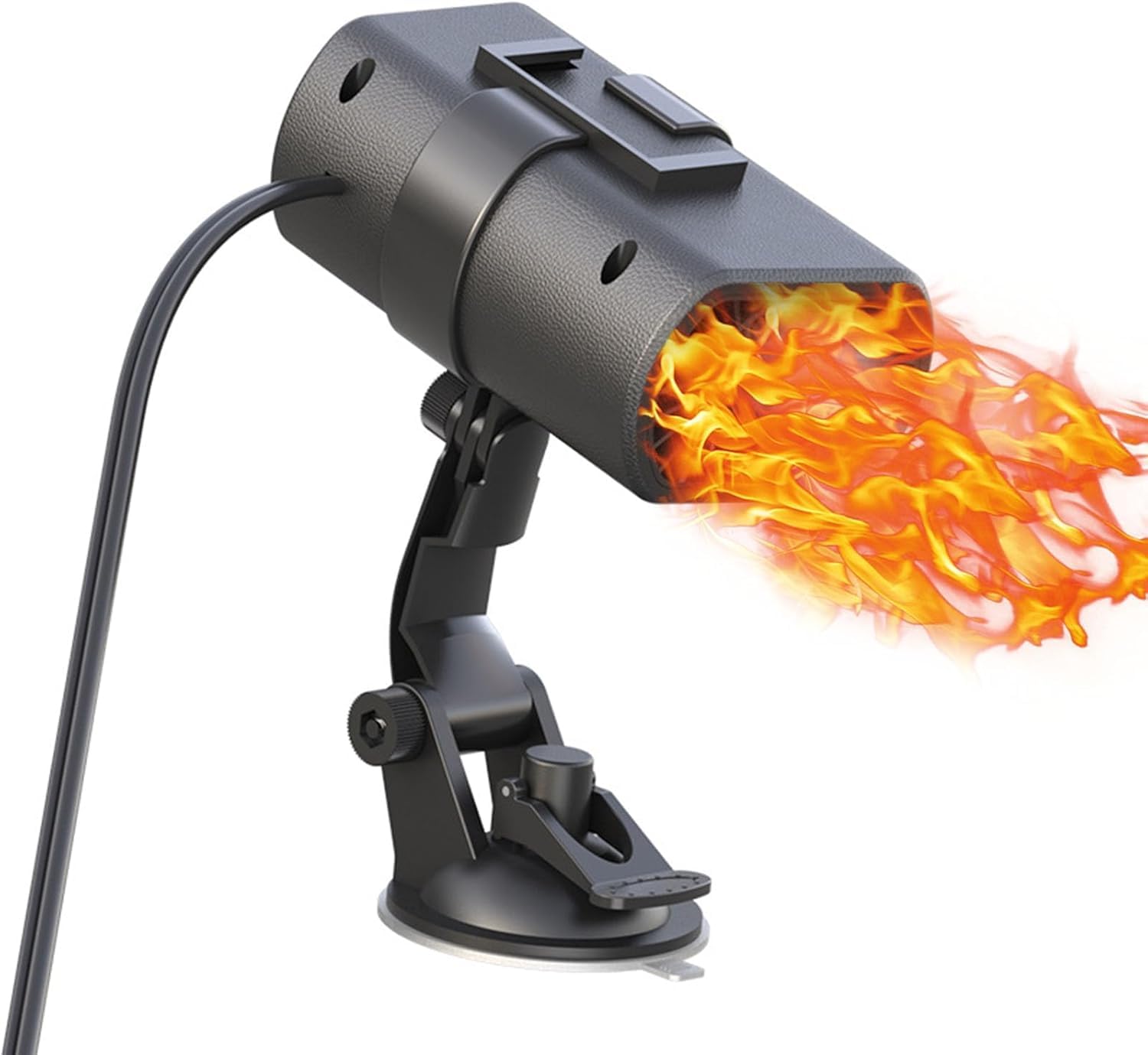 Photo 1 of 12 Volt Heater For Car 150W Fast Heating Cooling Fan Defogger & Defroster 360° Rotation Portable Car Heater That Plugs Into Cigarette Lighter Small Air Heat 202507