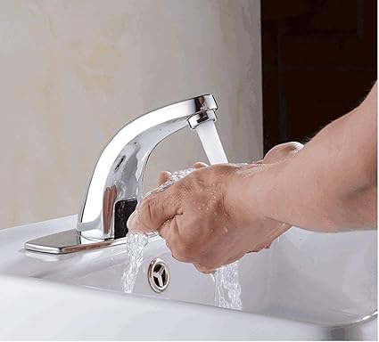 Drizzle Sensor Tap Autometic For Bathroom/Tuchless Hand Free Sensor Tap For Washbasin With Foam Flow Water
