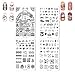 CICI&SISI 2018 Nail Art Acrylic Stamping Plates Set Lace Design Cute Patterns Manicure Print Image Plate, set of 4 (CICI&SISI IP)