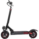 800W Electric Scooter for Adults, 40KM/H Top Speed, 48V 15Ah Long Range Battery, 10" Off-Road Vacuum Tires, Dual Disc Brakes, 150KG Load, Foldable Commuter E-Scooter