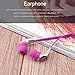 Portable HI-FI Stereo In-ear Earphone with Hands-free In-line Microphone - Rose