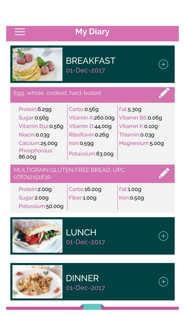 R U Fueled - nutrition tracker