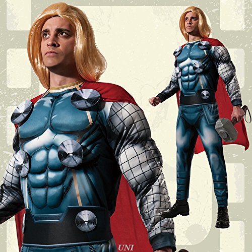 Marvel Classic Superhero Thor Mens Halloween Cosplay Costume deluxe