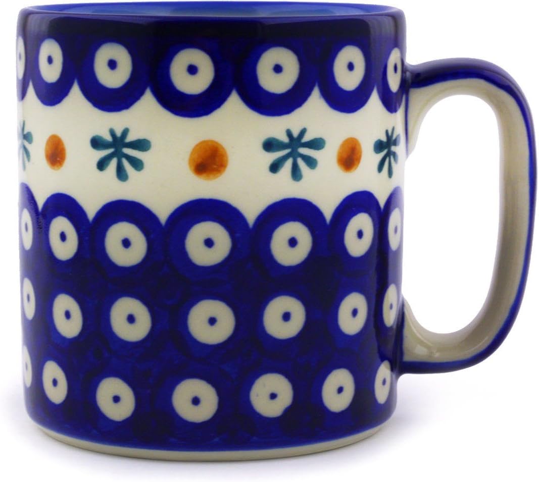 Polish Pottery Mug 12 oz (Nature Theme) Kitchen & Dining