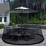 Pure Garden Outdoor Umbrella Screen (Lawn &amp; Patio)