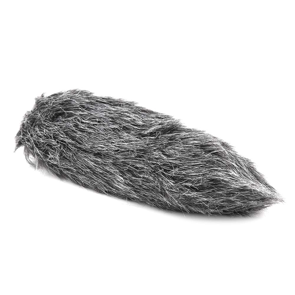 Furry microphone windshield, windscreen muff for outdoor recorder, condenser microphone wind cover