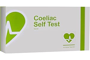 HEALTHY STUFF ONLINE Celiac Testing Kit & Gluten Intolerance Test Easy & Accurate Coeliac Test Results in 10-Minutes