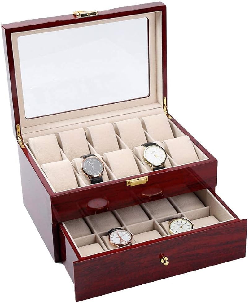 Jewellery Box Watch Box Jewelry Boxes Gift Travel Men Women Madera