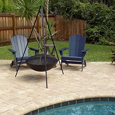 Outdoor Heating Black Catalina Creations Ad949 Hanging Bowl Ad949
