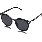 SOJOS Sunglasses Womens Trendy 2025 Classic Round Retro Vintage Shades Large Frame Sunnies SJ2067